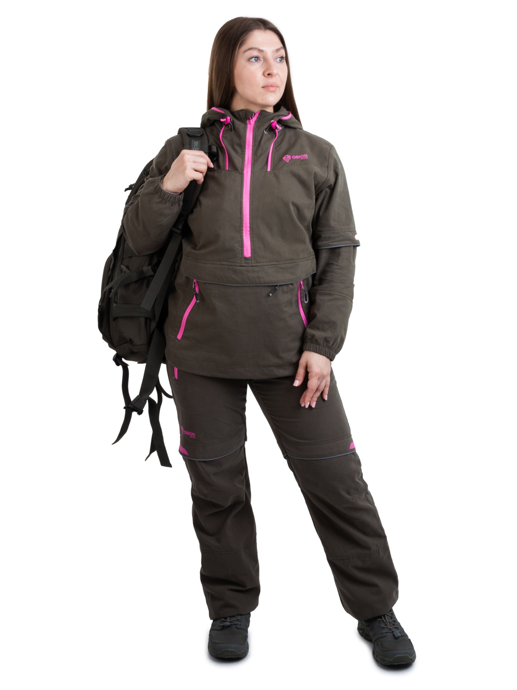 Элит Барьер женский костюм ORION Active, т.олива