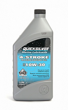 Масло  Quicksilver 10W30 1л. 4-такт.