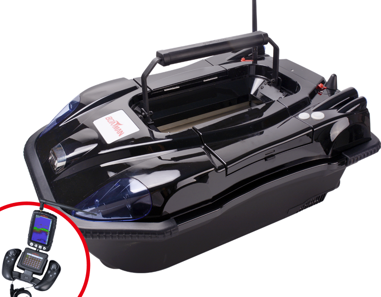 Прикормочный кораблик Boatman Leader Pro Black